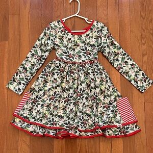 Cheeky Plum Christmas dress, size 6